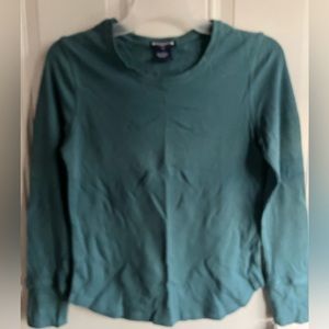 Architect waffle knit shirt. Size PS. Teal
